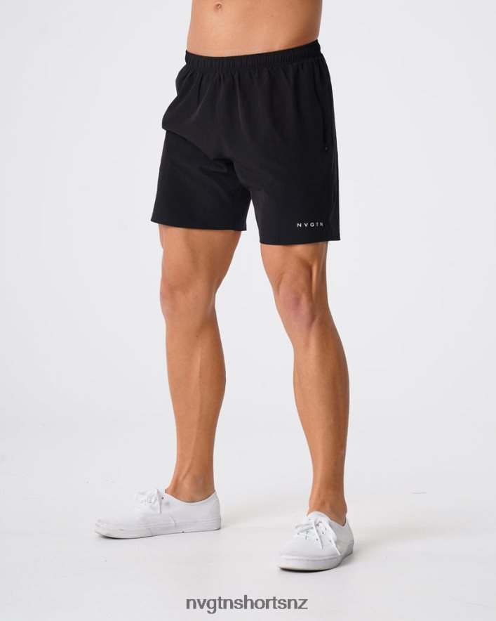 NVGTN Men Flex Shorts 8204ZJ777 Black Bottoms