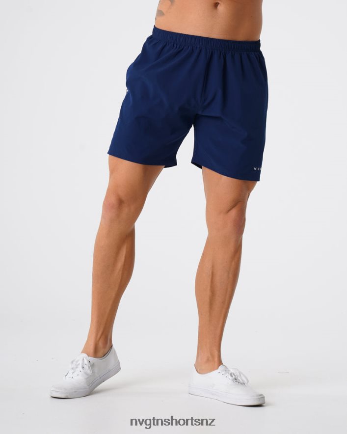NVGTN Men Flex Shorts 8204ZJ781 Navy Bottoms