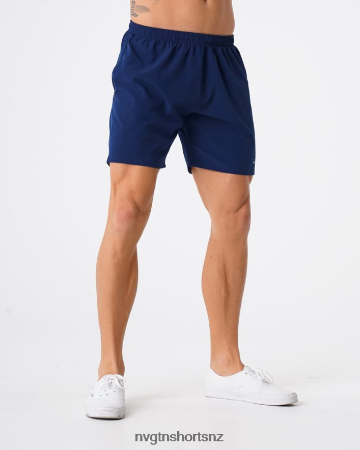 NVGTN Men Flex Shorts 8204ZJ781 Navy Bottoms