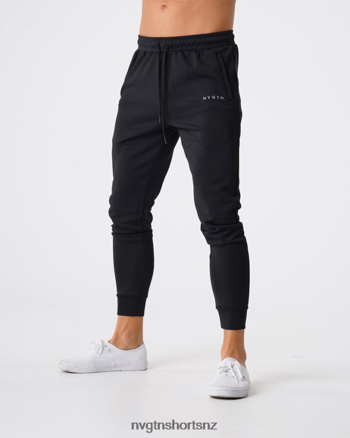 NVGTN Men Track Joggers 8204ZJ796 Black Bottoms