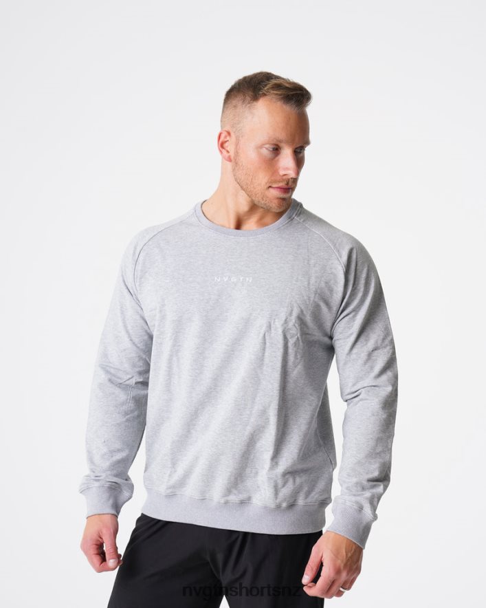 NVGTN Men Crew Neck Sweatshirt 8204ZJ792 Grey Tops