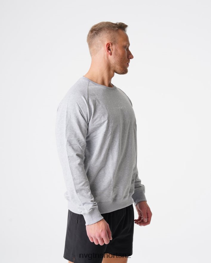 NVGTN Men Crew Neck Sweatshirt 8204ZJ792 Grey Tops