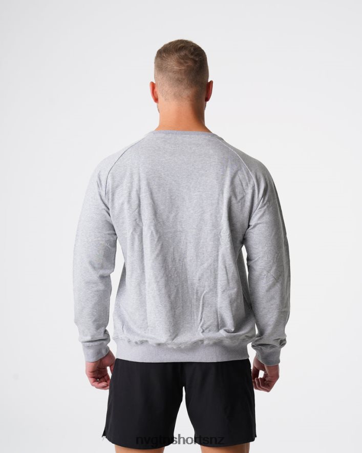 NVGTN Men Crew Neck Sweatshirt 8204ZJ792 Grey Tops