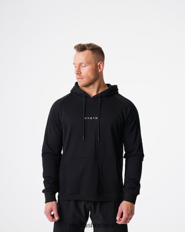 NVGTN Men Lounge Hoodie 8204ZJ784 Black Tops