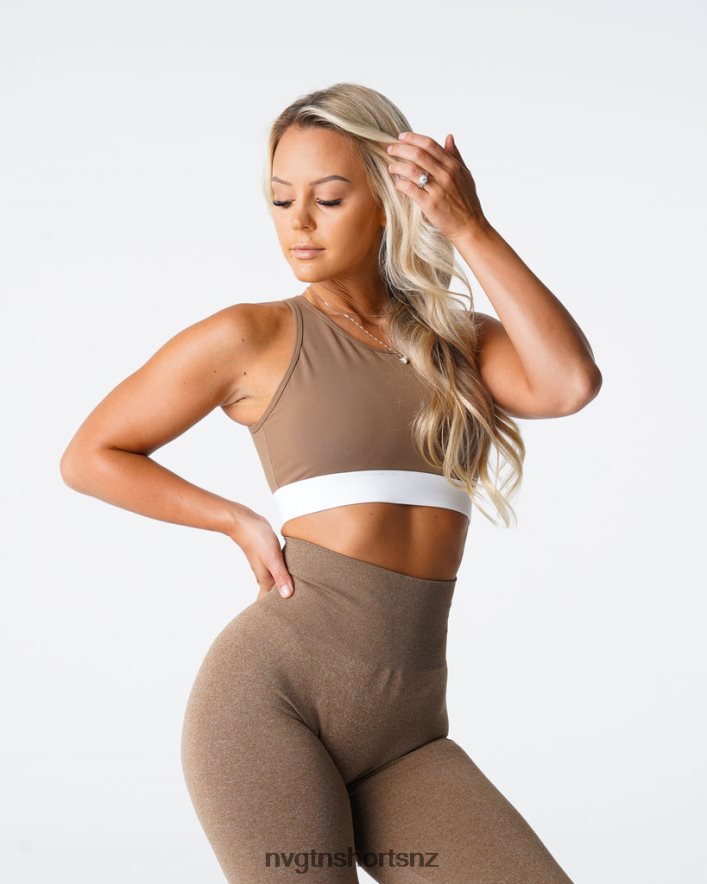 NVGTN Women Agility Bra 8204ZJ177 Mocha Fitness