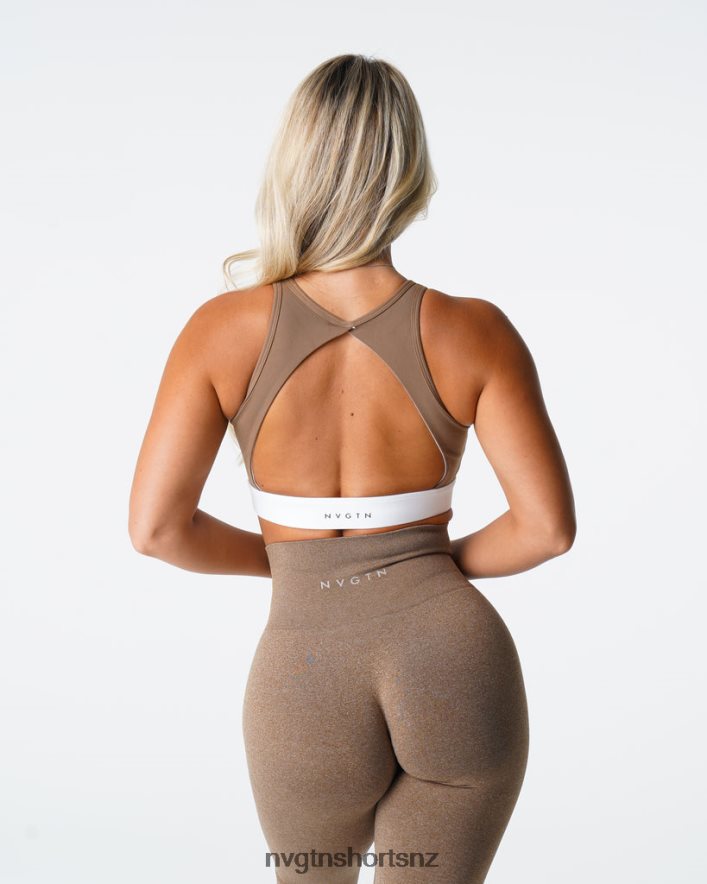NVGTN Women Agility Bra 8204ZJ177 Mocha Fitness