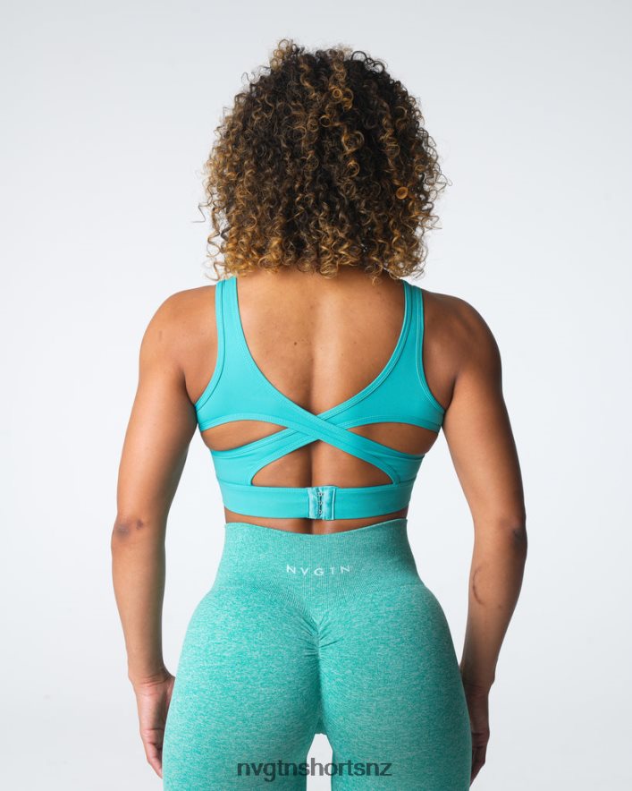 NVGTN Women Allure Bra 8204ZJ180 Turquoise Fitness