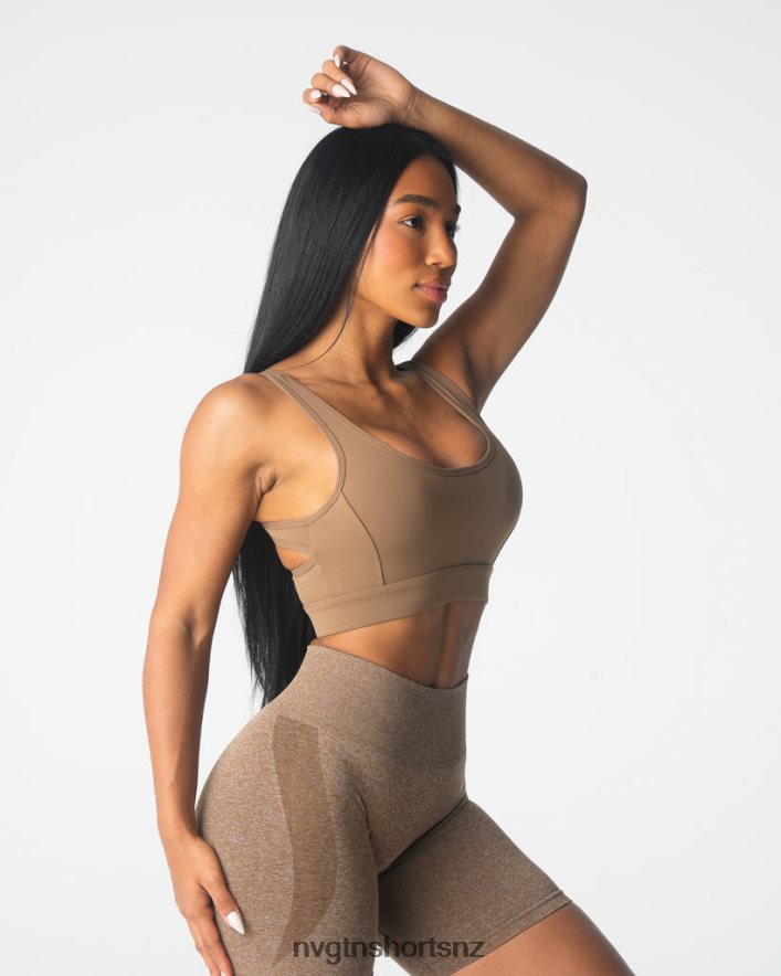 NVGTN Women Allure Bra 8204ZJ92 Mocha Fitness