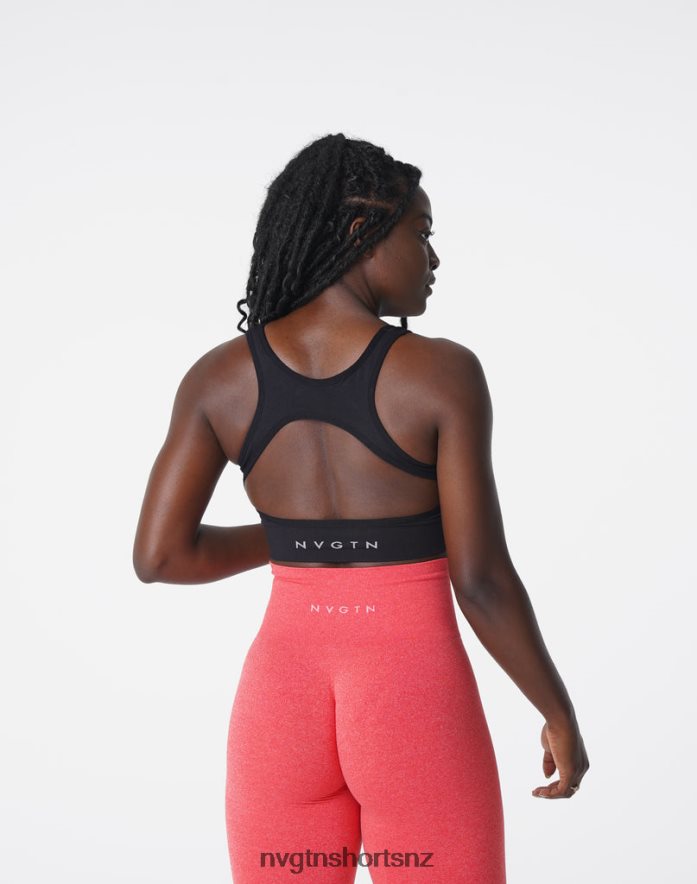 NVGTN Women Eclipse Seamless Bra 8204ZJ107 Black Fitness