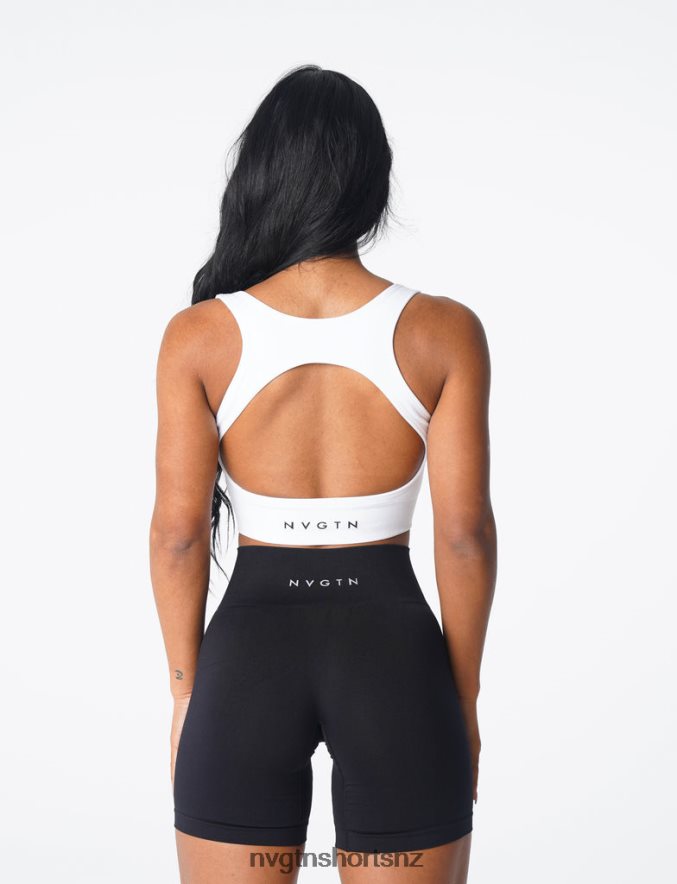 NVGTN Women Eclipse Seamless Bra 8204ZJ108 White Fitness