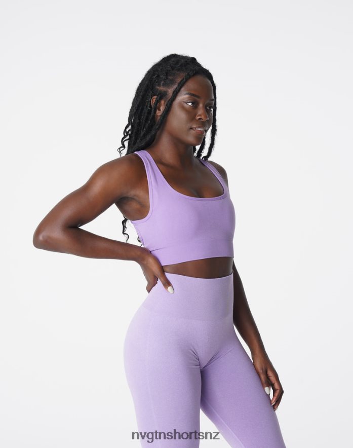 NVGTN Women Eclipse Seamless Bra 8204ZJ186 Iris Fitness
