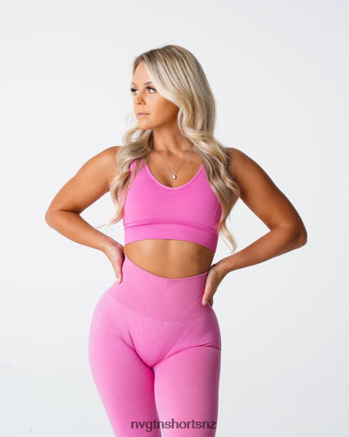 NVGTN Women Elevate Seamless Bra 8204ZJ70 Bubble Gum Pink Fitness