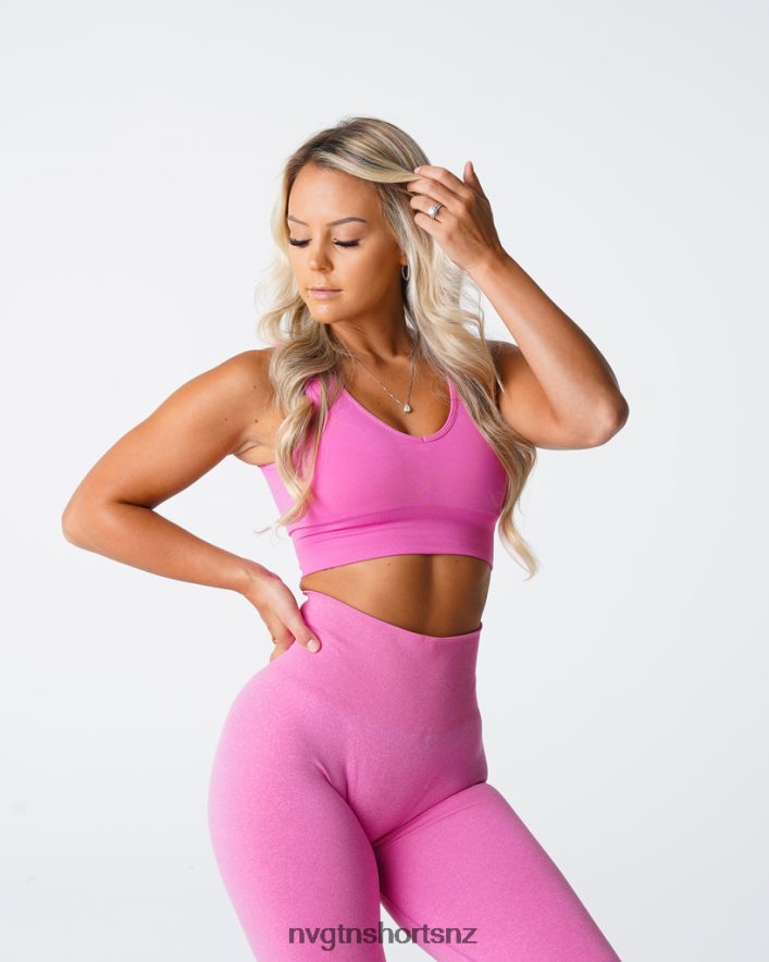 NVGTN Women Elevate Seamless Bra 8204ZJ70 Bubble Gum Pink Fitness