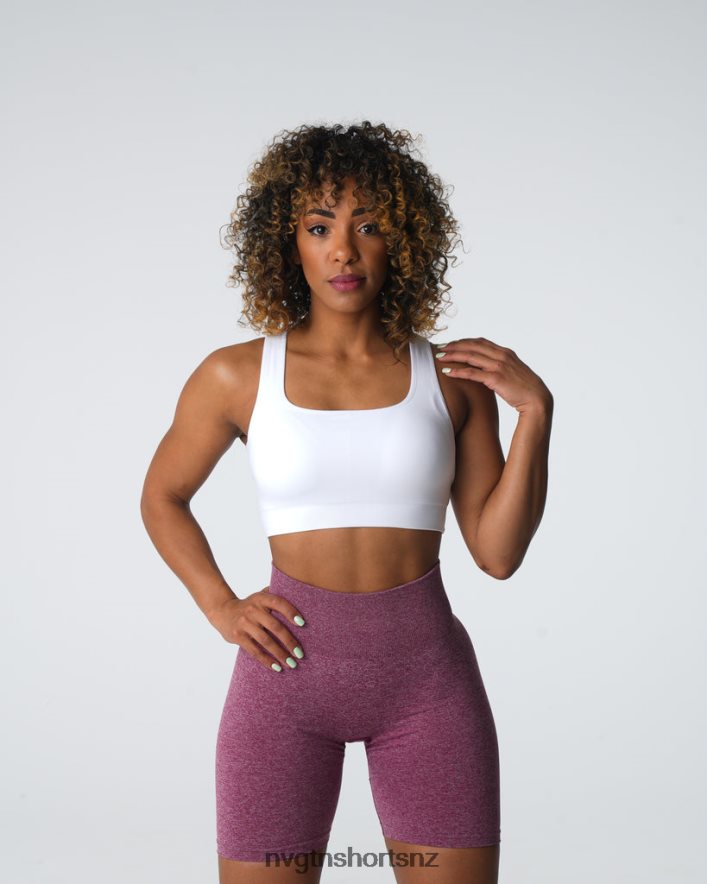 NVGTN Women Empower Seamless Bra 8204ZJ2 White Fitness