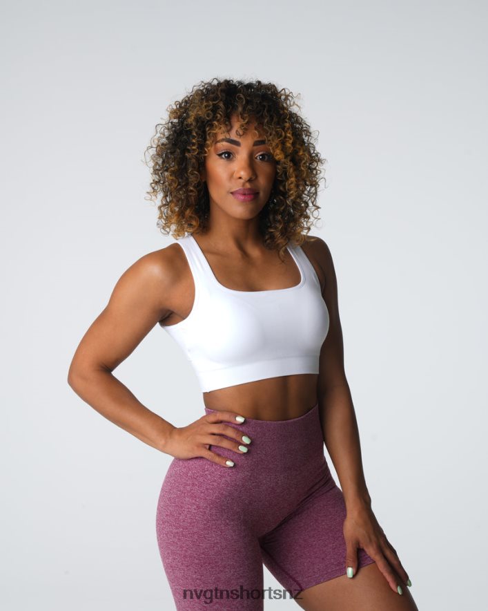 NVGTN Women Empower Seamless Bra 8204ZJ2 White Fitness