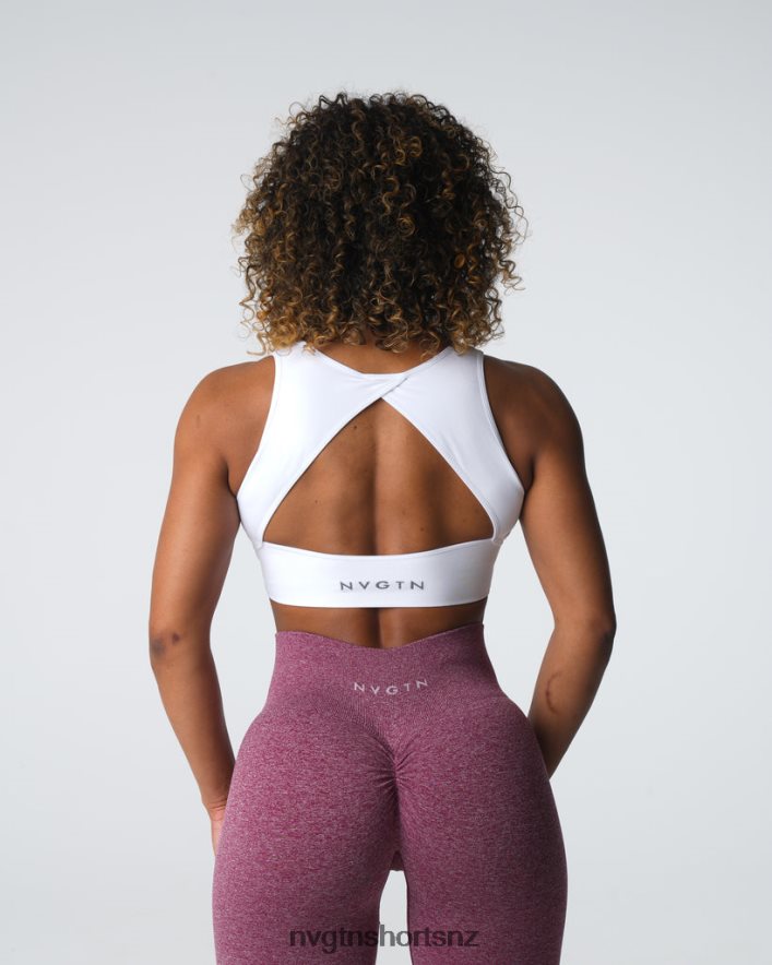NVGTN Women Empower Seamless Bra 8204ZJ2 White Fitness