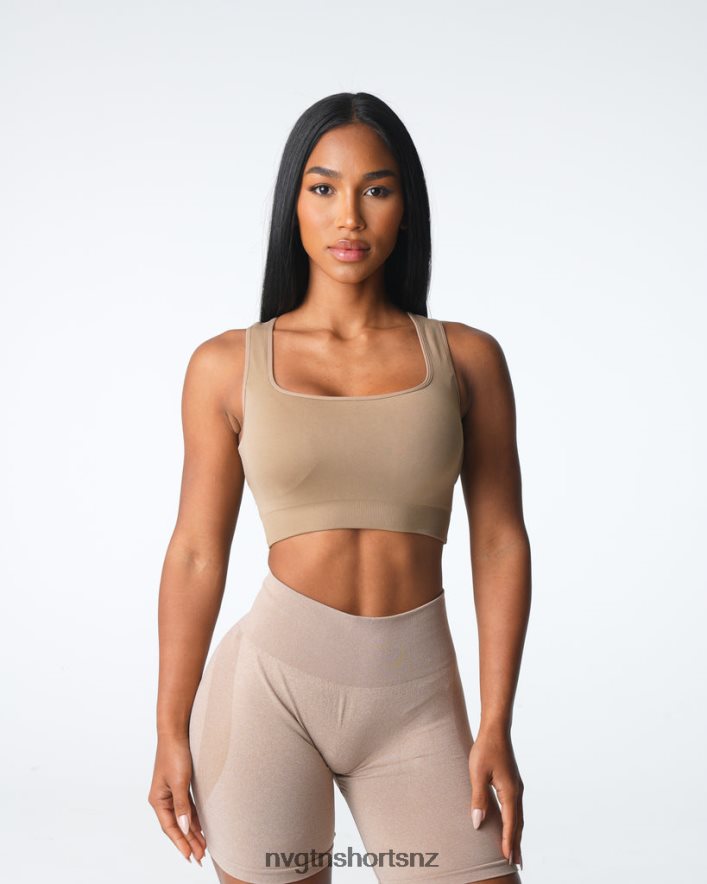 NVGTN Women Empower Seamless Bra 8204ZJ3 Beige Fitness