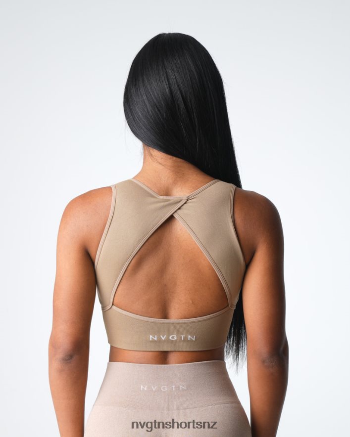 NVGTN Women Empower Seamless Bra 8204ZJ3 Beige Fitness