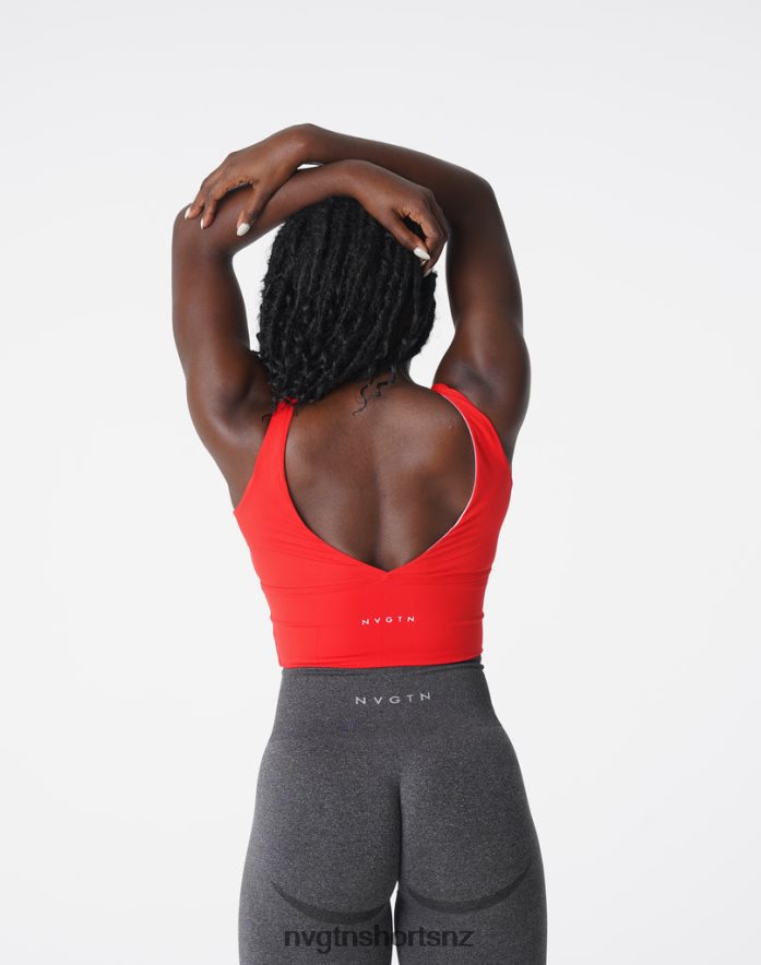 NVGTN Women Essence Bra 8204ZJ193 Scarlet Fitness