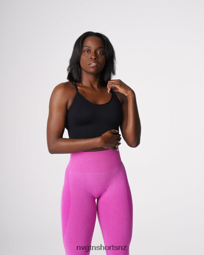 NVGTN Women Flourish Seamless Bra 8204ZJ162 Black Fitness