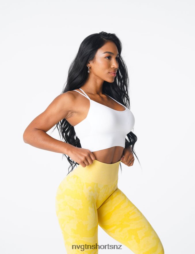 NVGTN Women Flourish Seamless Bra 8204ZJ163 White Fitness