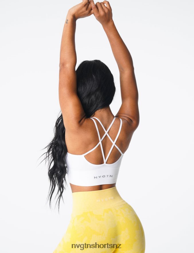 NVGTN Women Flourish Seamless Bra 8204ZJ163 White Fitness