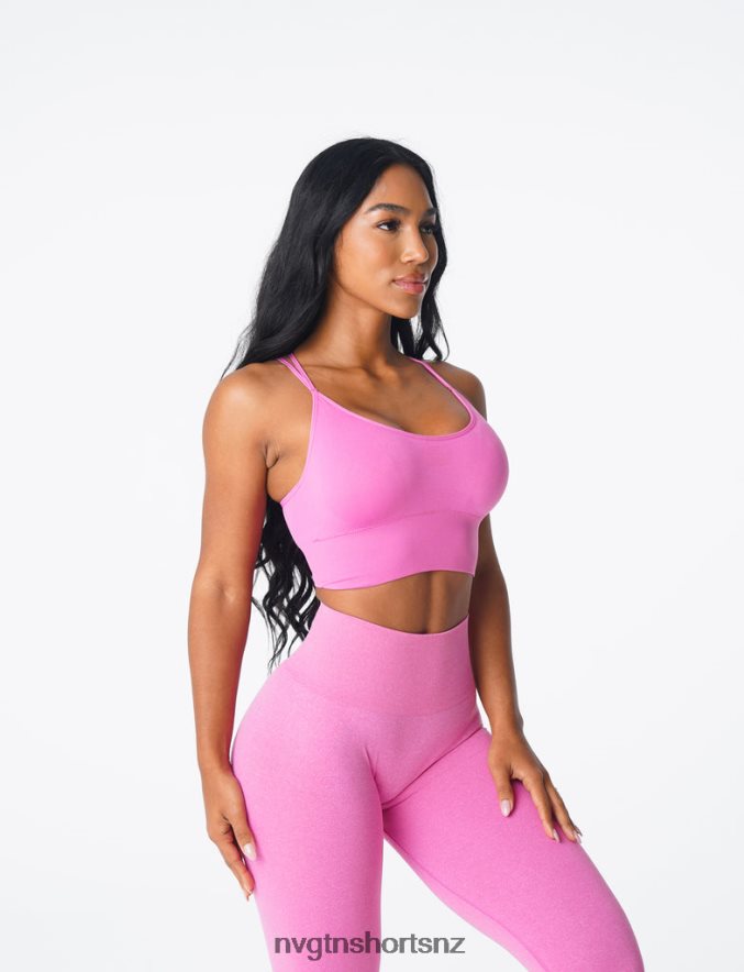 NVGTN Women Flourish Seamless Bra 8204ZJ168 Bubble Gum Pink Fitness