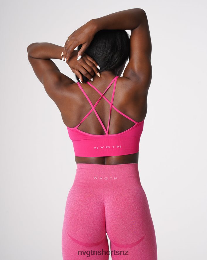 NVGTN Women Flourish Seamless Bra 8204ZJ58 Fuchsia Fitness