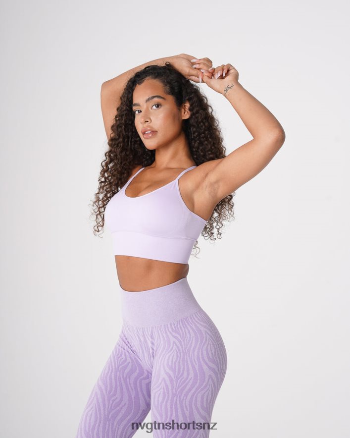 NVGTN Women Flourish Seamless Bra 8204ZJ59 Lavender Fitness