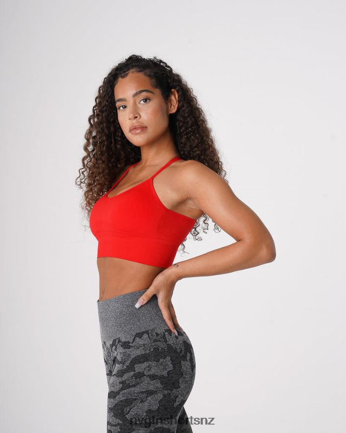 NVGTN Women Flourish Seamless Bra 8204ZJ60 Scarlet Fitness