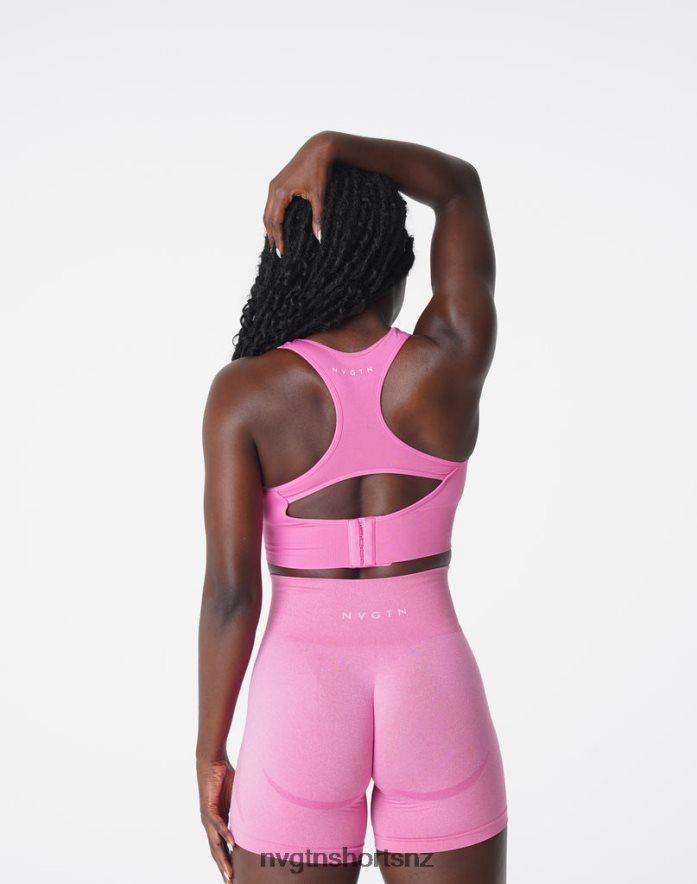 NVGTN Women Ignite Seamless Bra 8204ZJ179 Bubble Gum Pink Fitness