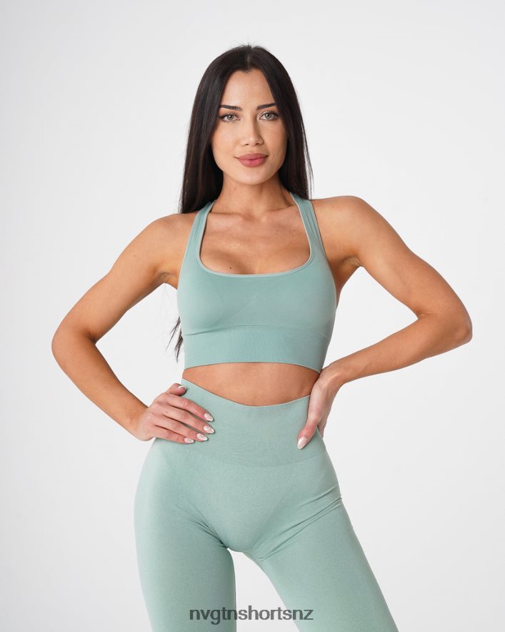 NVGTN Women Ignite Seamless Bra 8204ZJ42 Sage Green Fitness