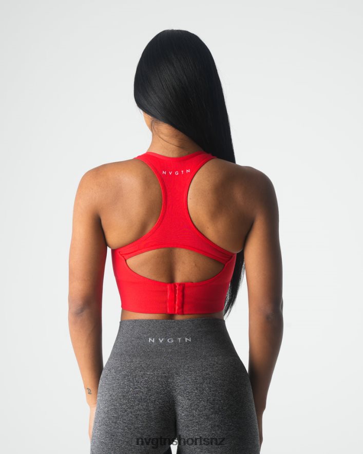 NVGTN Women Ignite Seamless Bra 8204ZJ44 Scarlet Fitness