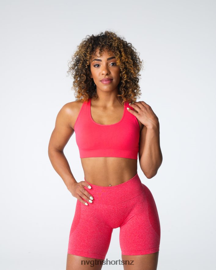NVGTN Women Inspire Seamless Bra 8204ZJ15 Candy Apple Fitness