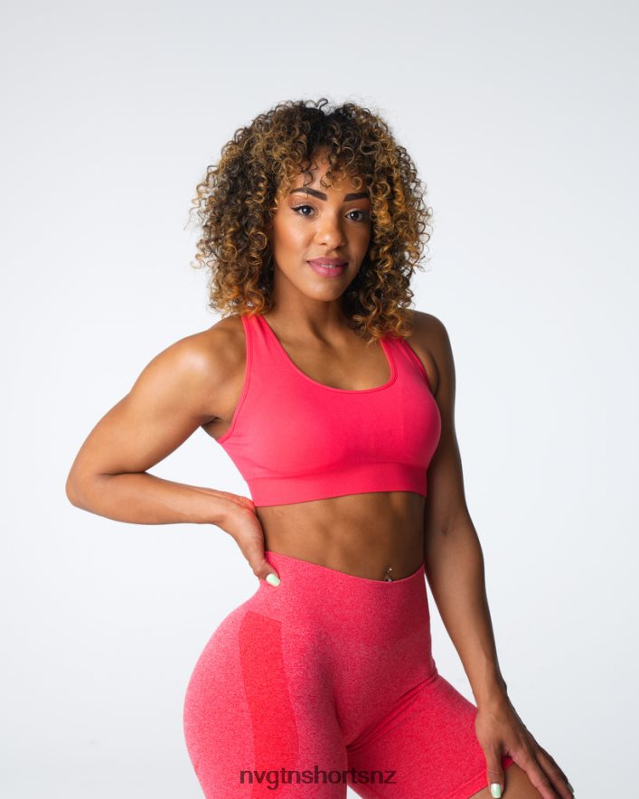 NVGTN Women Inspire Seamless Bra 8204ZJ15 Candy Apple Fitness
