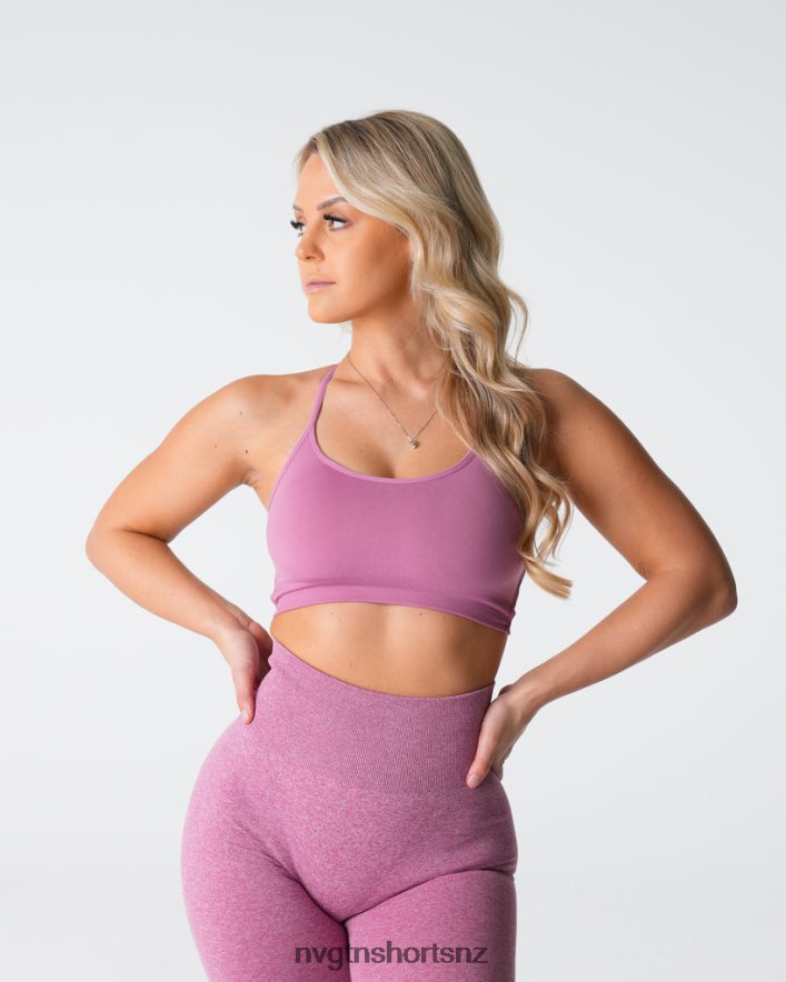 NVGTN Women Invincible Seamless Bra 8204ZJ123 Pastel Pink Fitness