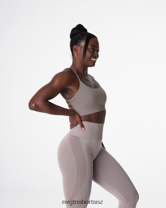 NVGTN Women Invincible Seamless Bra 8204ZJ27 Taupe Fitness