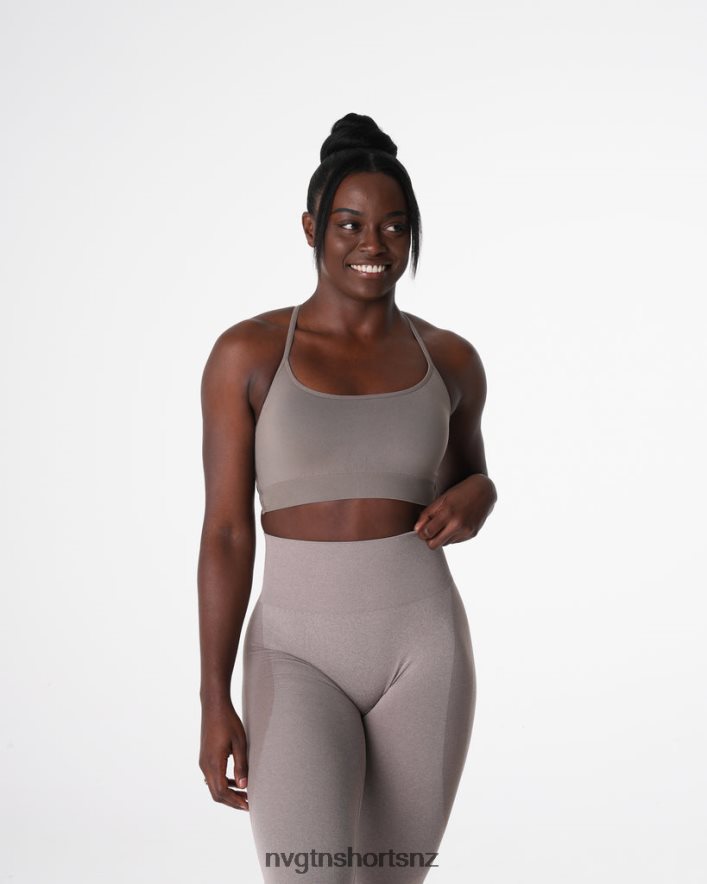 NVGTN Women Invincible Seamless Bra 8204ZJ27 Taupe Fitness
