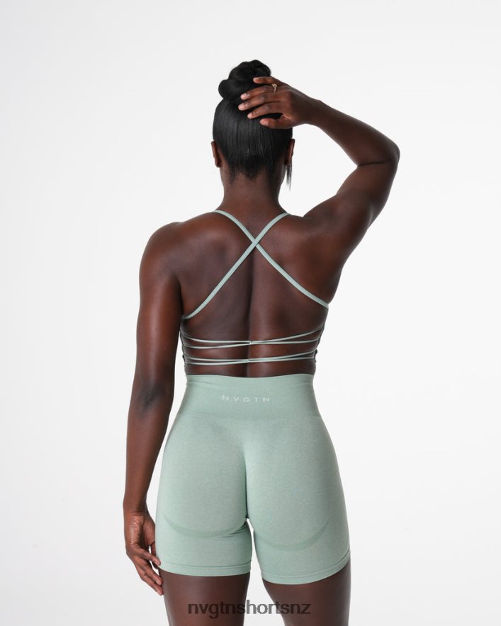 NVGTN Women Invincible Seamless Bra 8204ZJ29 Sage Green Fitness