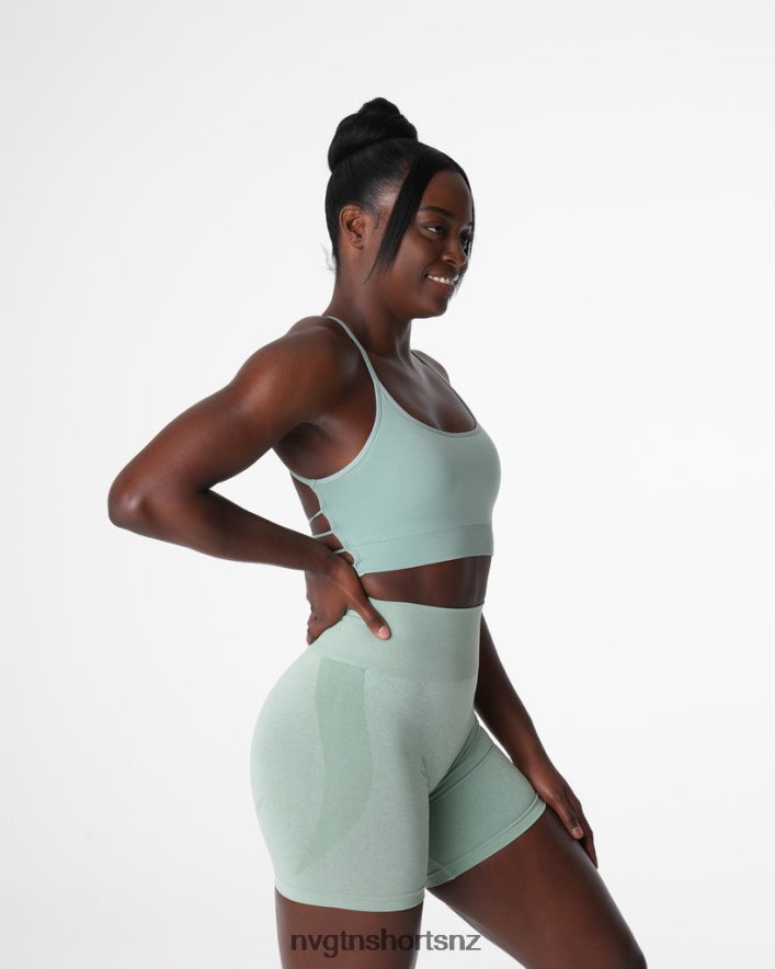 NVGTN Women Invincible Seamless Bra 8204ZJ29 Sage Green Fitness