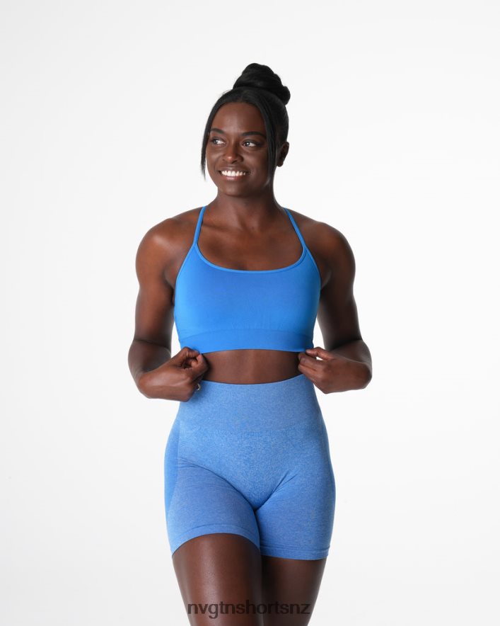NVGTN Women Invincible Seamless Bra 8204ZJ30 Ocean Blue Fitness