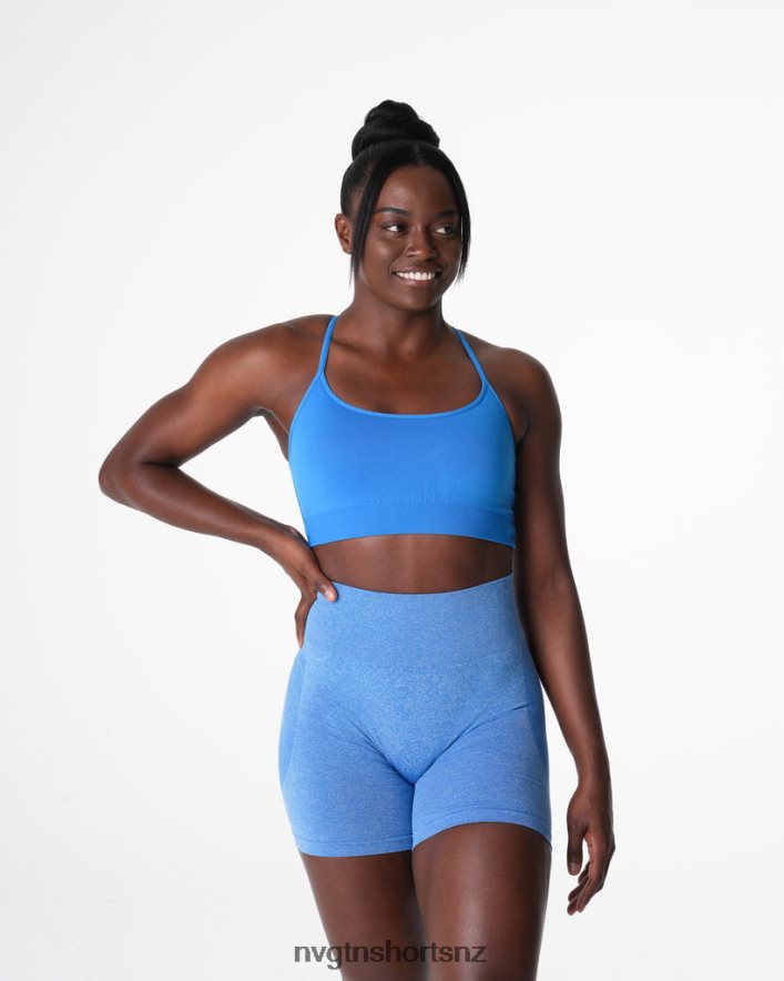 NVGTN Women Invincible Seamless Bra 8204ZJ30 Ocean Blue Fitness