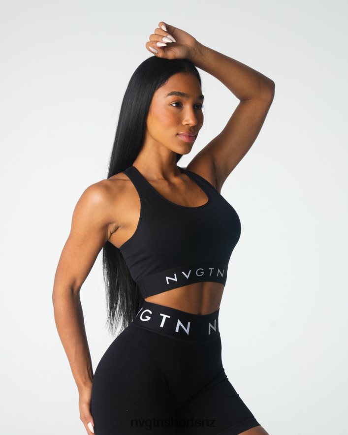 NVGTN Women Legacy Sport Seamless Bra 8204ZJ21 Black Fitness