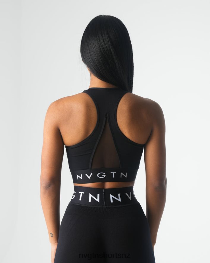 NVGTN Women Legacy Sport Seamless Bra 8204ZJ21 Black Fitness