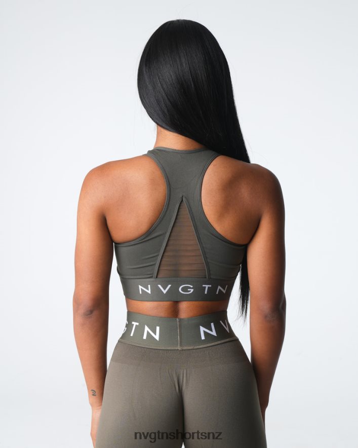 NVGTN Women Legacy Sport Seamless Bra 8204ZJ23 Olive Fitness