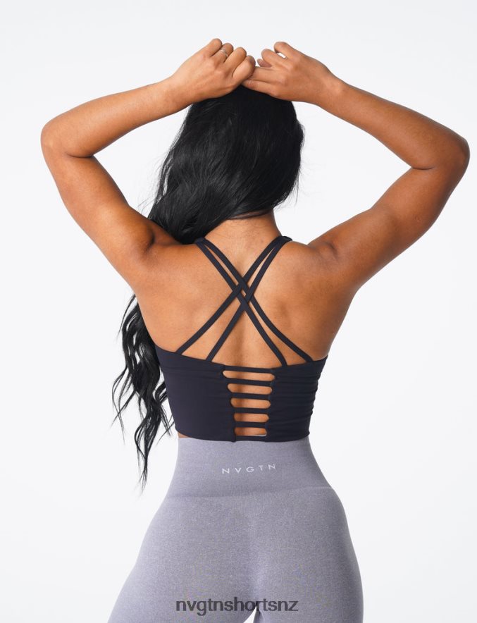 NVGTN Women Matrix Bra Top 8204ZJ81 Black Fitness