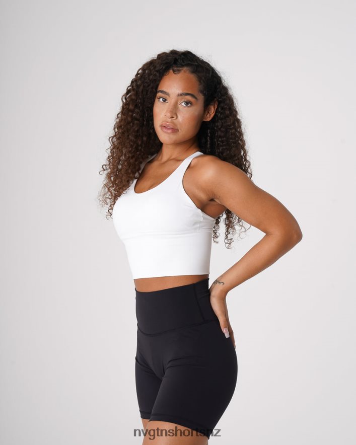 NVGTN Women Matrix Bra Top 8204ZJ82 White Fitness