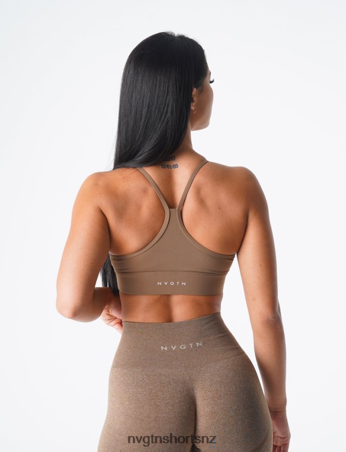 NVGTN Women Oasis Bra 8204ZJ183 Mocha Fitness