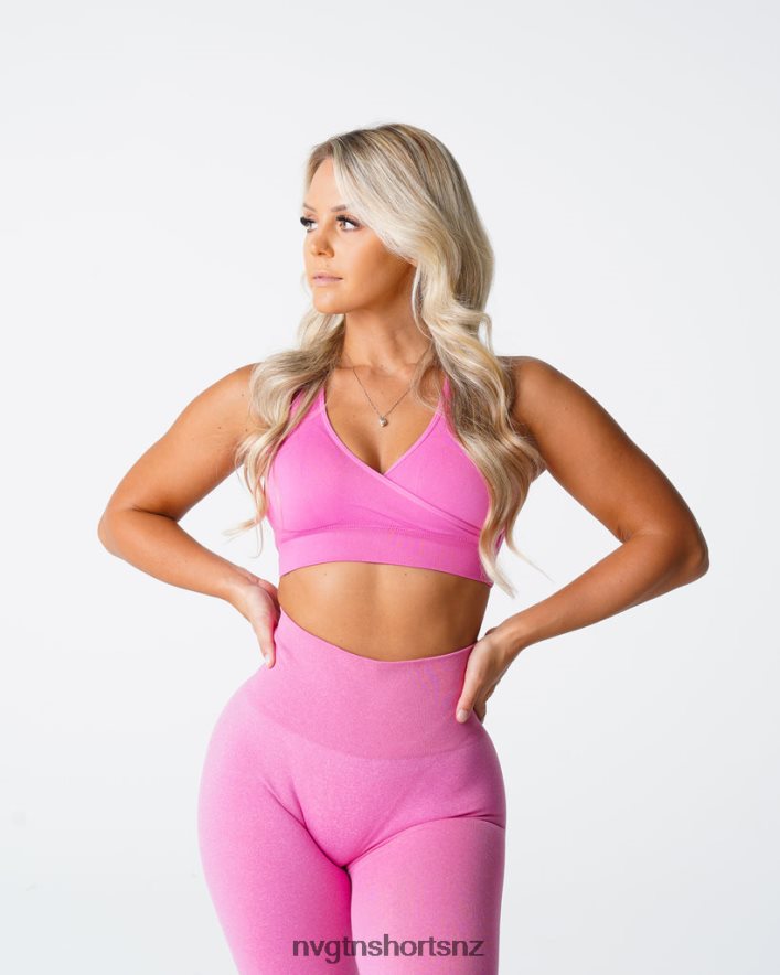 NVGTN Women Pursuit Seamless Bra 8204ZJ200 Bubble Gum Pink Fitness