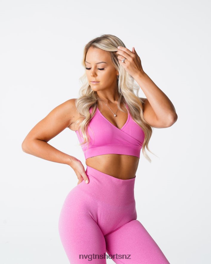 NVGTN Women Pursuit Seamless Bra 8204ZJ200 Bubble Gum Pink Fitness